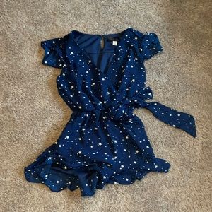 Like new franchescha blue star romper